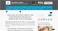 Desktop Screenshot of help-tourists-in-paris.com