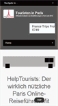 Mobile Screenshot of help-tourists-in-paris.com